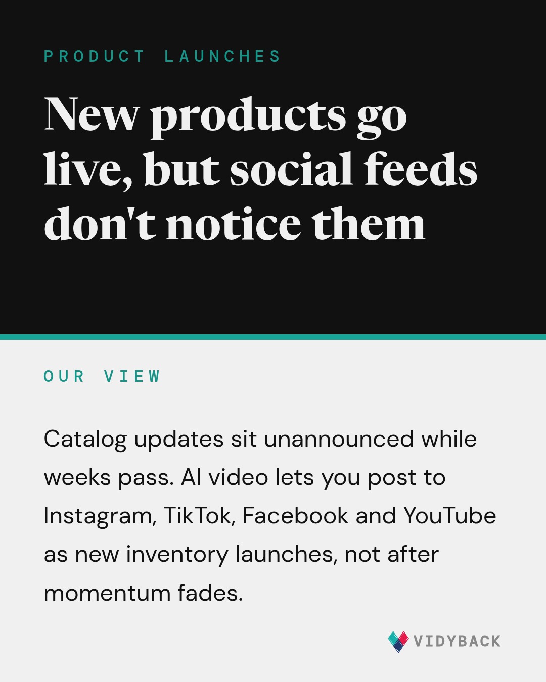What to do when new products go live but no one sees them. Angle: We think new product launches fail silently — Your new products go live. Your social feeds stay silent. Weeks…